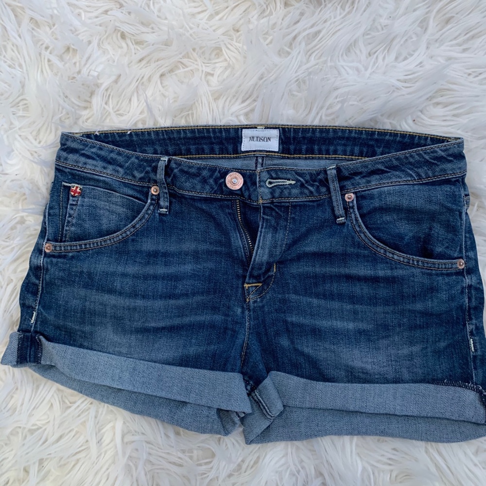 Hudson Cuffed Jean Shorts